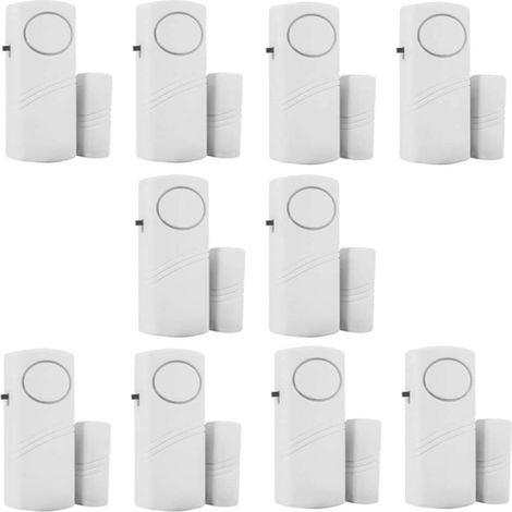 Détecteur D'alarme Porte Fenêtre - 90 dB - Capteur Magnétique Sans Fil - Pour Sécurité Intérieure Maison Bureau - 1 Pièce