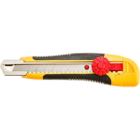 Taglierino con lama scorrevole 18 mm e vite di bloccaggio topex 17b118 (1/3)