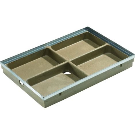 ACO - AUTO VARIO SCHUHABSTREIFERSYSTEM PLATEAU DU SOL DE BÉTON PLASTIQUE 00399
