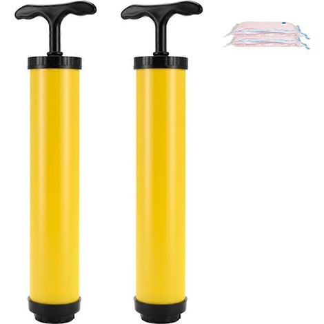 Les sacs de compression sous vide, les pompes à air manuelles et les fournitures d'organisation de la maison rendent le rangement plus facile et plus pratique. (1/5)