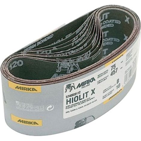 MIR Mirka Portable 100 x 610mm Sanding Belts - 60g