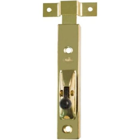 pasador automático lua de sobreponer para ventana o puerta - amig acabado latonado (1/3)