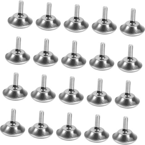 Lot de 24 niveleurs de meubles réglables avec clous robustes (1/5)