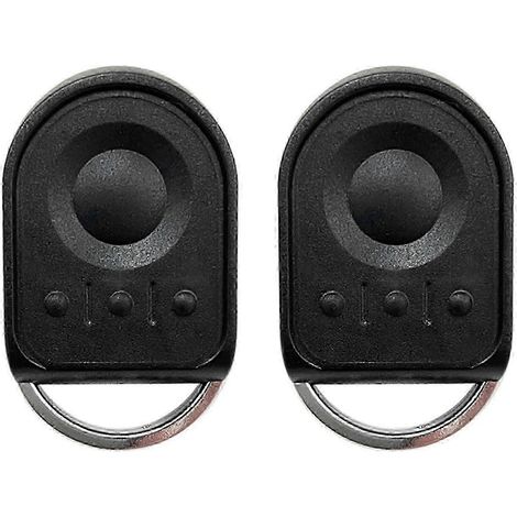 Deux télécommandes de garage compatibles avec Somfy Keygo, Somfy Keytis 2 NSRTS et Keytis 4 N, fonctionnant à une fréquence de 433 MHz. (1/5)