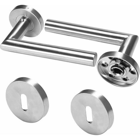 Stainless steel handle for bedroom/bathroom (color: silver) (1/5)