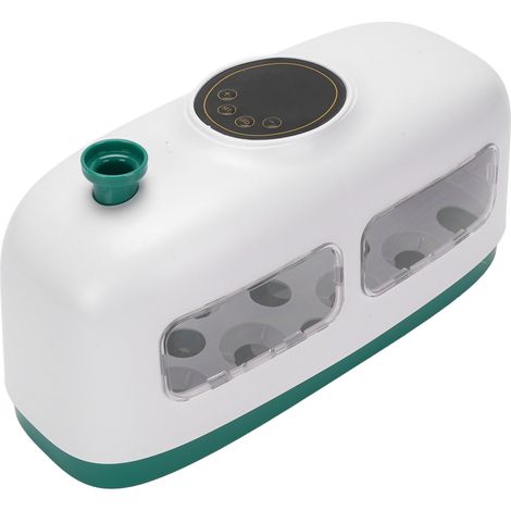 Incubateur portable pour 8 œufs (poules, cailles, canards, oies, blancs de poule) avec contrôle automatique de la température. Idéal pour l'incubation automatique. (1/5)
