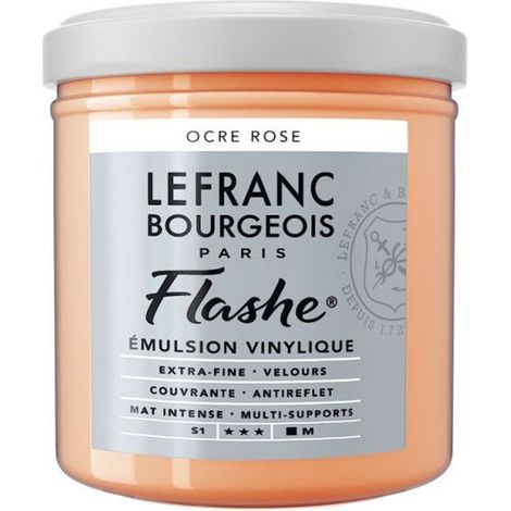 Peinture vinylique - Flashe - Ocre rose - 817 - Lefranc Bourgeois - 125ml