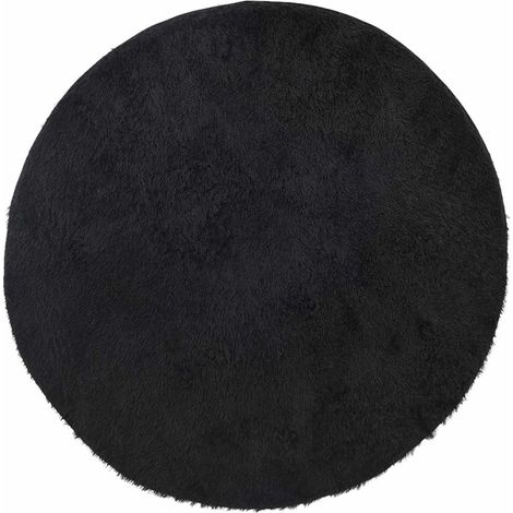 Maison Exclusive - Tappeto Shaggy a Pelo Lungo NAVARRA Nero 240x240 cm poliestere