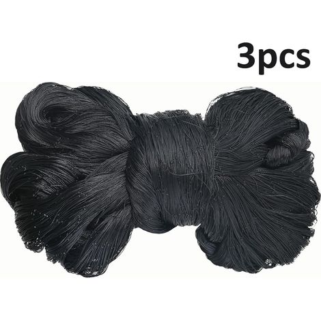 15m X 15m Filet Anti Oiseaux Noir, Filet Oiseaux Robuste, Filet Voliere Poulailler, Filet de Protection pour Oiseaux, Filet de Protection Les Potager et Fruits (1/4)