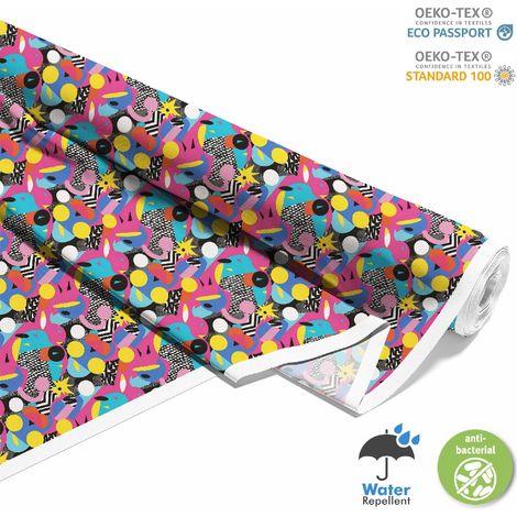 OUTDOOR DEKOSTOFFE OXFORD - Motiv Geometrisch I DX3225
