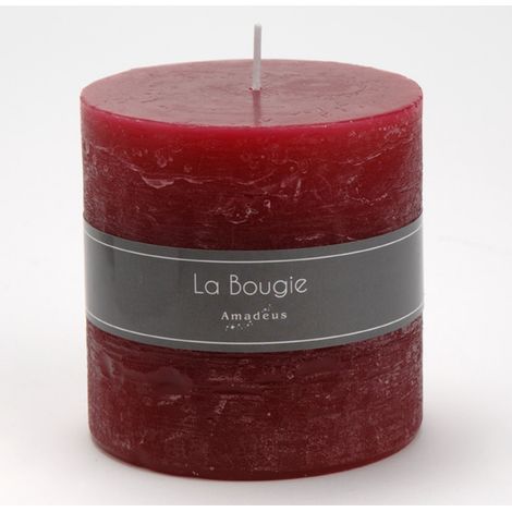 Amadeus - Bougie gros cylindre sangria (lot de 6)