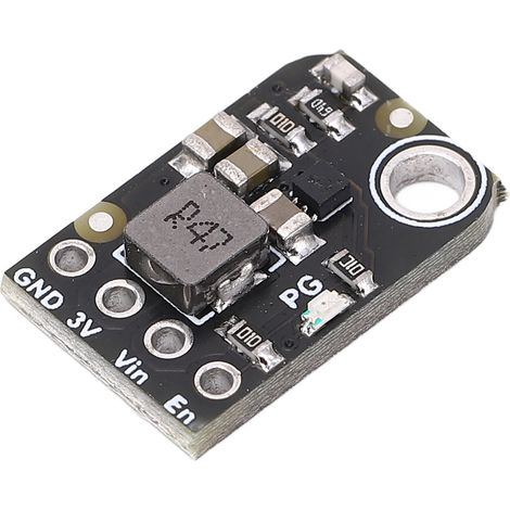 Module Abaisseur TPS62827 2,2 MHz Entrée 5,5V Sortie 3,3V 2A Convertisseur DC-DC avec Broches (1/5)