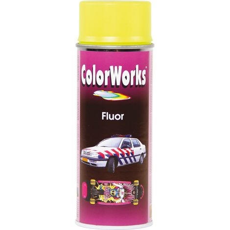 Vernice spray fluorescente 400ml giallo fluo