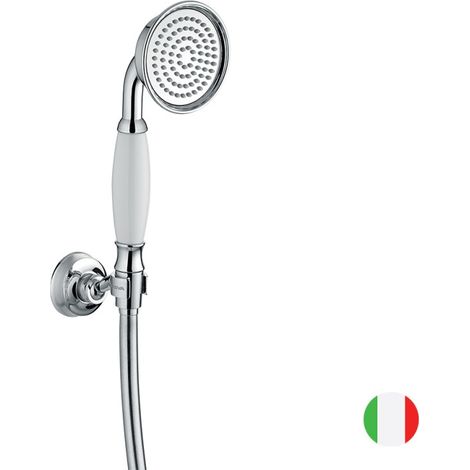 Ducha de mano con flexo y soporte de pared PAINI Señora cromo