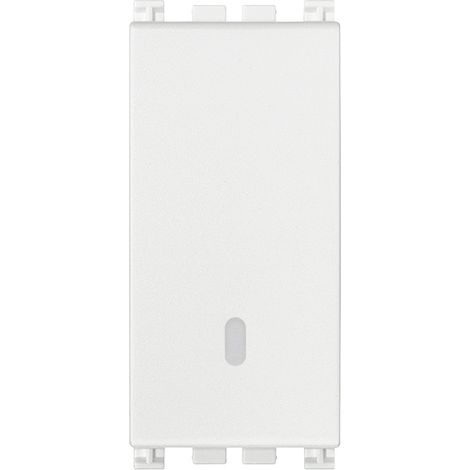 VIMAR - 19008.B 1P NO 10A bouton-poussoir blanc