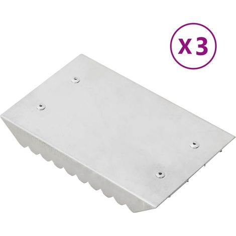 Striglie 3 pz Argento in Alluminio vidaXL (1/5)