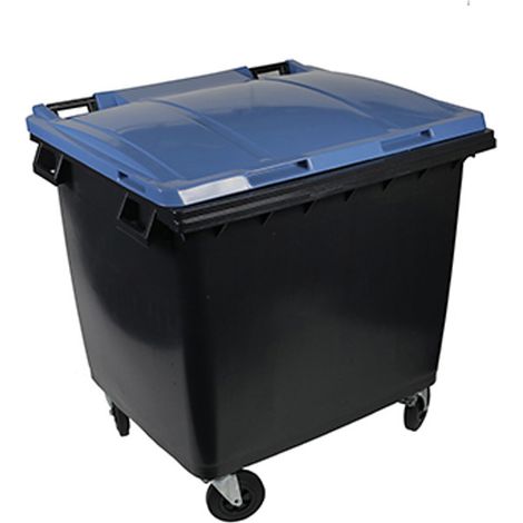 Bac roulant de tri sélectif 1000l