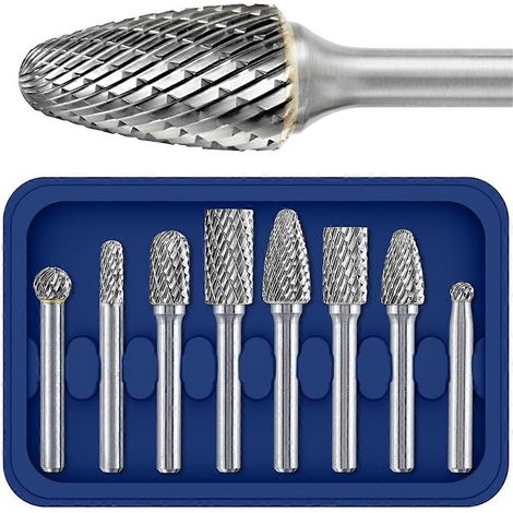 Hartmetallfräser-Set für Metallschweißen, Beton, Stein und Holzgravur