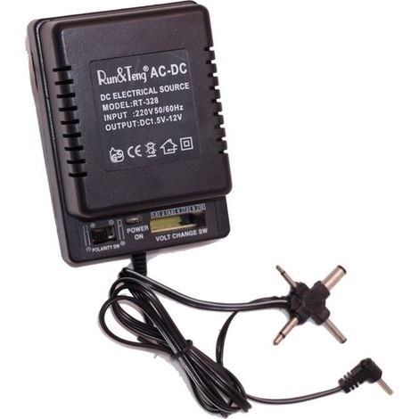 Alimentation Universelle Transformateur 1.5v A 12v 2000ma Ac Dc Avec Selecteur