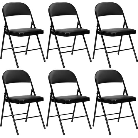 6er-Pack gepolsterte Klappstühle von Thinia Home