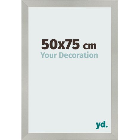 yd. - Cadre photo 50x75 - Argent Mat - MDF - Bologna (1/5)