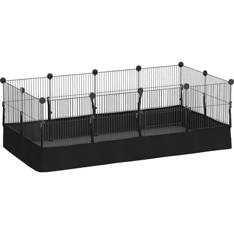 Parque infantil para bebés, diseño expandible, forro impermeable, color negro. (1/5)