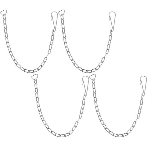 Chaîne à Clapet de Toilette en Acier Inoxydable, Lot de 4 Pièces (1/5)