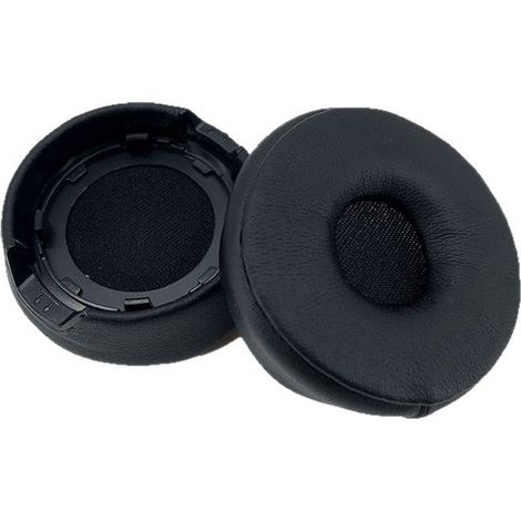 2 x Coussinets pour Casque - Compatible avec Jabra Engage 55/65/75 - Ear pads headphones noir - Doux et confortable (1/5)