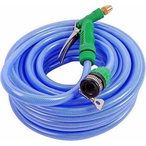 Tuyau d'arrosage anti-torsion – Tube d'eau flexible, tuyau de pulvérisation extérieur pour l'entretien de la pelouse, le lavage de voiture,10 m (1/5)