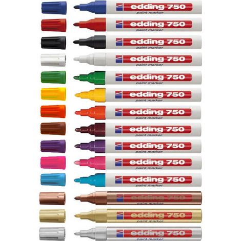 Marcador de pintura Edding 750 Azul (4-750003) (4750003) (1/4)