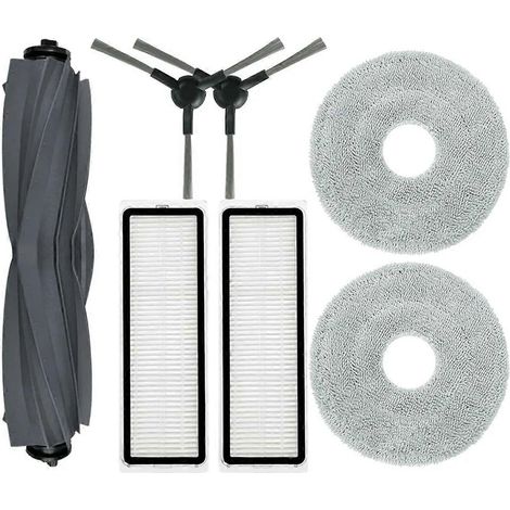 Accessoires pour aspirateur robot Dreame L10s Pro Gen 2 : brosse principale, chiffon de nettoyage, filtre HEPA, remplacement (1/5)