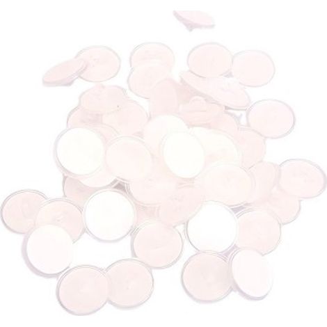 Lot de 20 crochets muraux et de plafond autocollants transparents, petits crochets sans perçage, pour décoration, accessoires et objets légers (1/5)