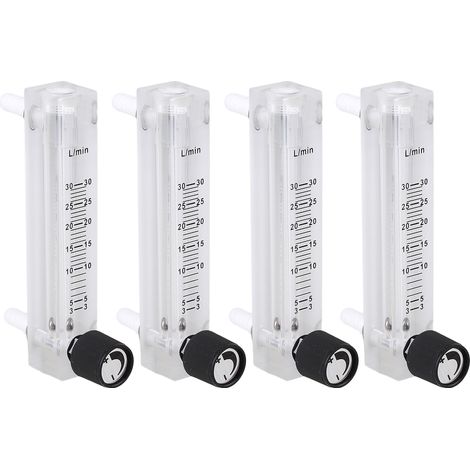 pièces Débitmètres de gaz acryliques LZQ-7 3-30 LPM pour la détection de l'oxygène et de l'air (1/2)