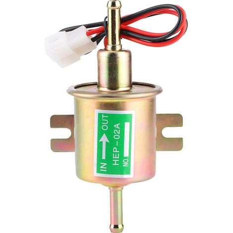 12V 3,6 PSI Inline-Benzin-Diesel-Elektro-Kraftstoffpumpe Niederdruck HEP™02A für Auto, LKW, Boot (1/5)