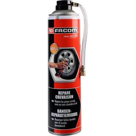 Bomba anti - Reparador de pinchazos 600ml - Facom (1/5)