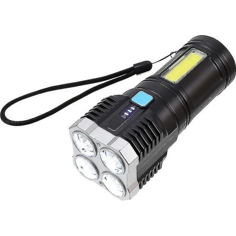 Wiederaufladbare Taschenlampe, Multifunktions-Taschenlampe, Outdoor-Taschenlampe (1/3)