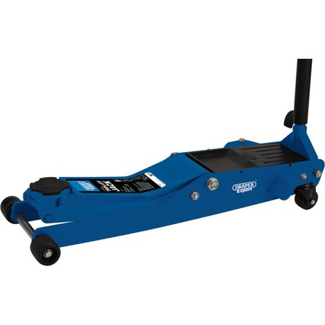 Draper Expert 2-Tonne Low Profile Trolley Jack with Adjustable Height Range (75mm to 530mm) – Model 24295