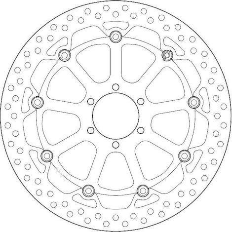Disque de Frein Flottant APRILIA - Homologué TÜV