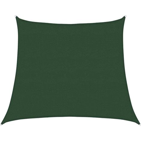 Maison Exclusive - Vela Parasole 160 g/m² Verde Scuro 4/5x4 m in HDPE (1/5)
