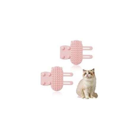 2pcs Pet Itch Stopper, Corner Massage Brush, Cat Grooming Brush, Self Grooming Cat Massage Brush, Self Cleaning, Corner Massage Comb, Massage Comb for Cats (1/4)