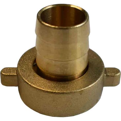 Schlauchverschraubung Messing, 1 1/4 Zoll IG, 32 mm, 2-teilig
