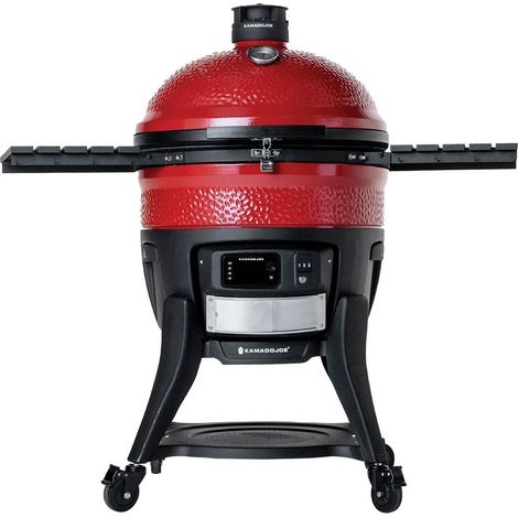 Barbecue charbon kamado connecté Big Joe 61 cm – Système Divide & Conquer – Allumage automatique – Contrôle Wifi – Kamado Joe (1/5)