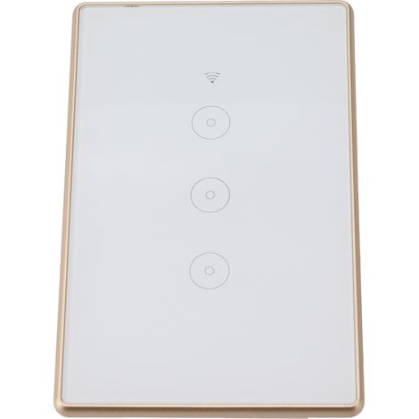 Interrupteur Intelligent WiFi Sans Fil, Commande à Distance par Application Mobile, Tableau Tactile, Norme US/AU, 2200W, 95-250VAC (1/5)