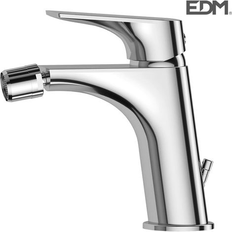 edm Eleganter Einhebel-Bidet-Wasserhahn in Silber Chrom