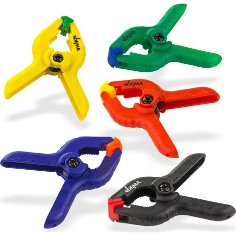 Leimzwingen 60 mm Kunststoff 5er Set (1/5)