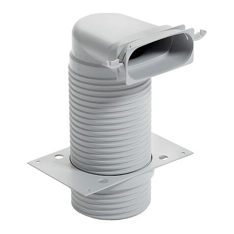 Vaillant Ventilanschluss 90 Grd. Durchm. 125 mm für Luftschlauch flach, 0020180844