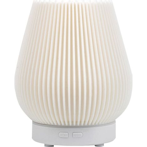 Diffuseur d'huiles essentielles, diffuseur d'huiles essentielles d'aromathérapie avec télécommande, humidificateur à brume fraîche, arrêt automatique en cas de manque d'eau et 7 couleurs LED pour la c (1/5)