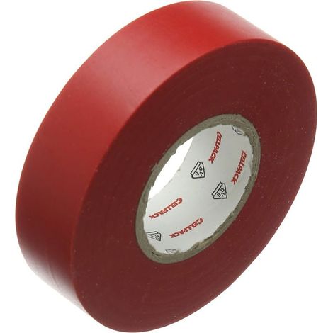 Nastro isolante rosso Cellpack 19X25X0,15 in PVC 145800 (1/2)