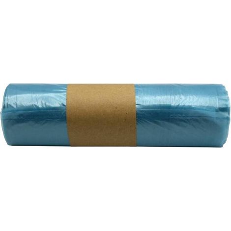 20 x SACCHI NETTEZZA U. ROTOLO 50X60 CELESTE 15 PZ