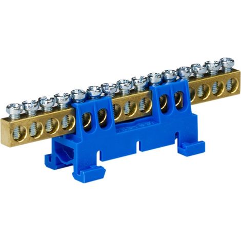 Morsettiera a 15 vie, connettore per cavo blu